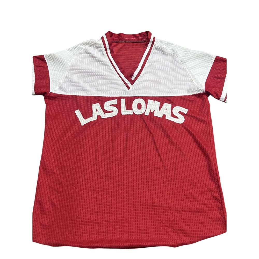 Las Lomas‎ Soccer futball Jersey Size Small #11 - Vintage Mexico - Red White